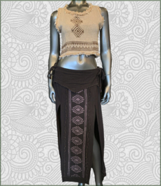 Crop top block print