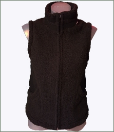 Fluffy Body-warmer black