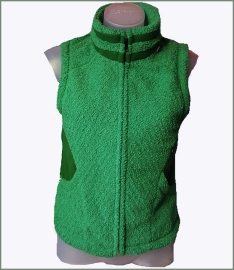 Fluffy Body-warmer green