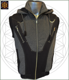Mandala body-vest grey