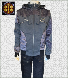 Flower of Life jacket grey