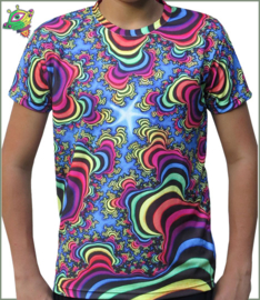 Rainbow Valley Fractal T-shirt