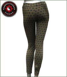 Leggings Sacred Geometry army green