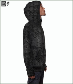 Off the wall hood vest Black