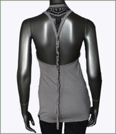 Amourite halterneck top grey hydron