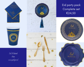 Eid party set blue/gold