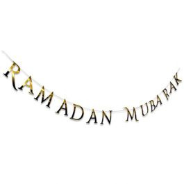 Letter bunting Ramadan gold