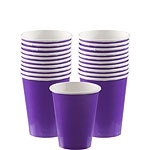 Paper cups purple (8pcs)