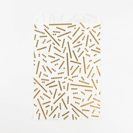 Paper sweetie bags gold foil (10pcs)