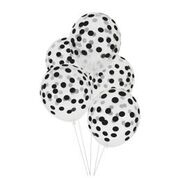 Polkadot balloons black