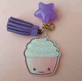 Mini acrylic ornament Kawaii cupcake