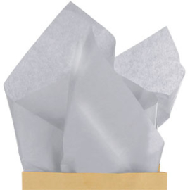 Tissue paper silver