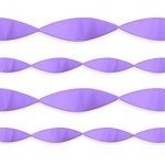 Crepe streamer purple