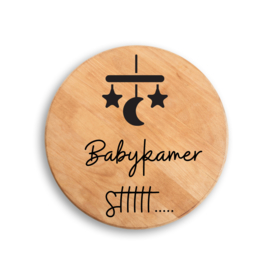 Houten hanger Stt babykamer mobiel