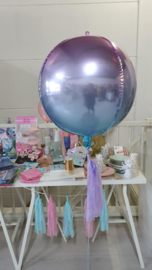 Orbz balloon baby blue (ea)