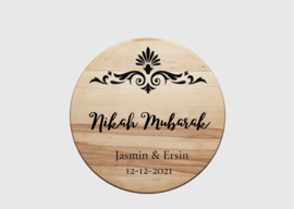 Wooden panel wedding