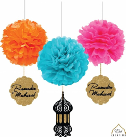 Pompoms colors - without danglers!