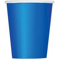 Paper cups blue (6pcs)