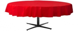 Tablecover round red