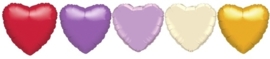 Foil balloon heart lilac