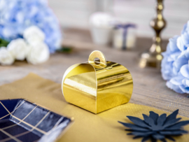 Favor box shiny gold (10pcs)