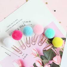 Pompom clips (6st)