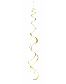 Plastic swirls gold (5pcs)