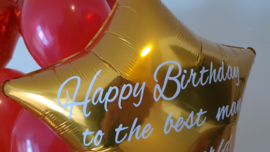 Personalised text for balloon