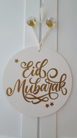 Acryl hanger wit Ramadan Mubarak of Eid Mubarak