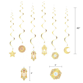 Ramadan /Eid swirl decorations