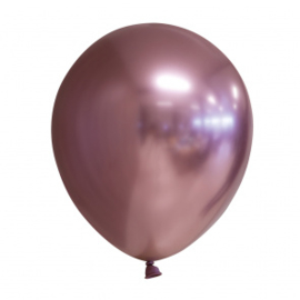 Ballonnen chrome rose gold (5st)