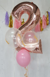 XL foil balloon rose gold 2