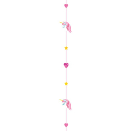 Ballonstaart unicorn glitter