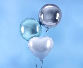 Orbz balloon baby blue (ea)