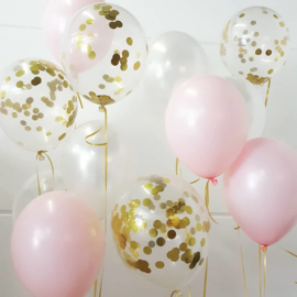 Helium filled confetti balloons (ea)