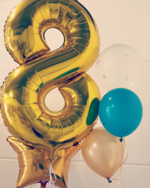 Helium filled number balloon (ea)