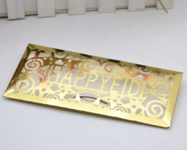 Money envelope Eid metallic gold (ea)