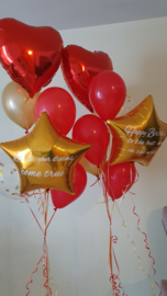 Personalised text for balloon