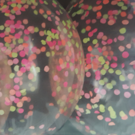 Confetti balloons glow in the dark (6pcs)