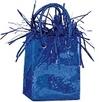 Balloon weight blue handbag