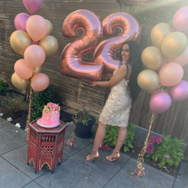 XL foil balloon rose gold 2