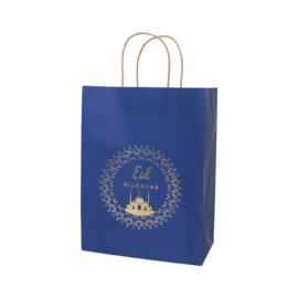 Gift bag Eid blue deluxe (ea)