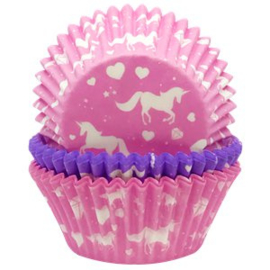 Cupcake cases unicorn mix (75st)