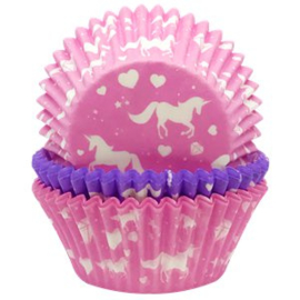 Unicorn cupcake cases (75pcs)