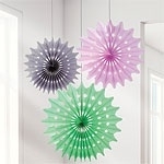 Paper fans pastels