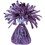 Balloon weight purple foil