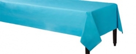 Tablecover turqoise plastic