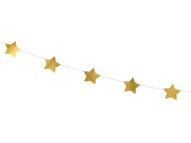 Star garland gold