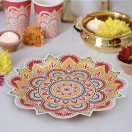 Paper plates Diwali (8pcs)