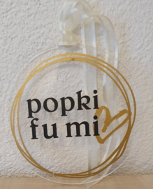 Acrylic ornament Surinamese text